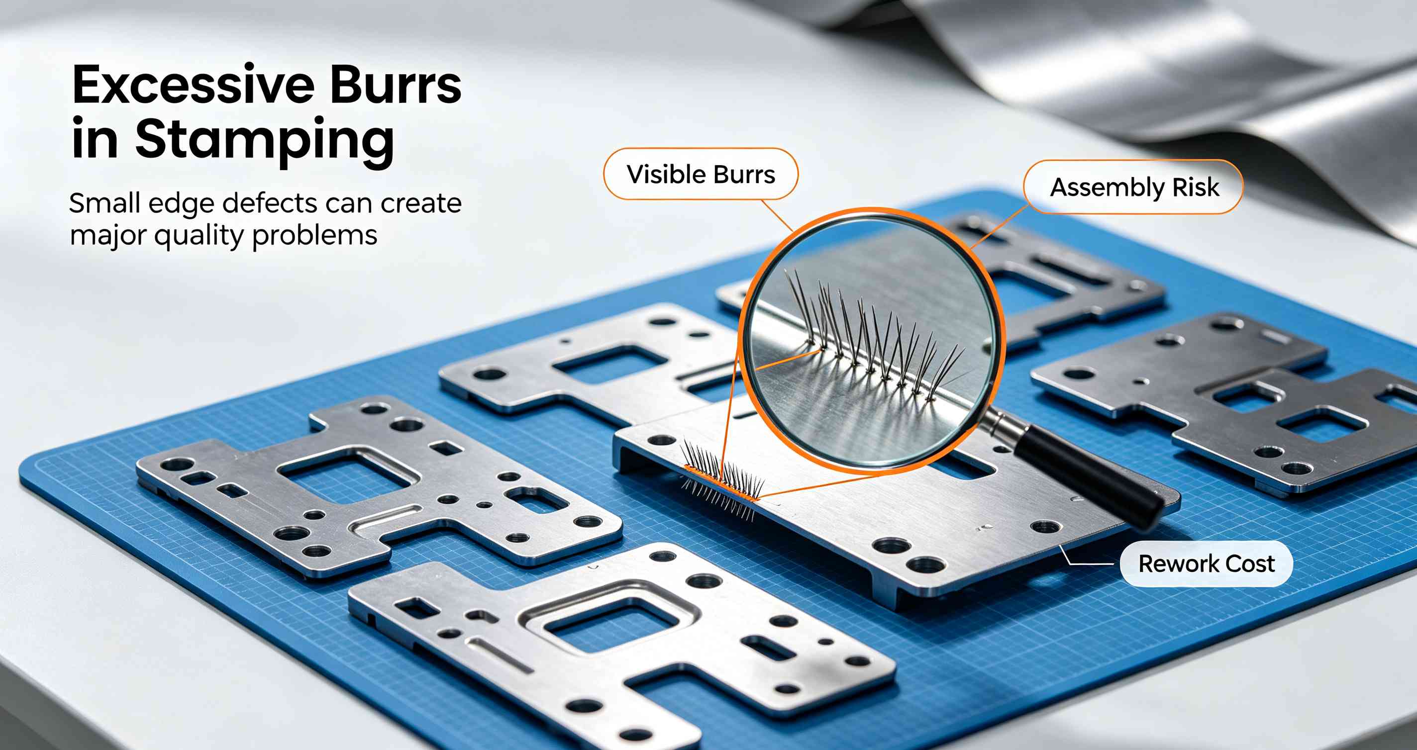 metal stamping burrs